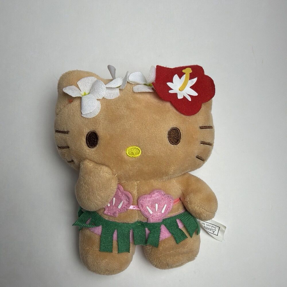 Hello Kitty Sanrio Plush 6” Hawaii Limited Edition Hula Kiss